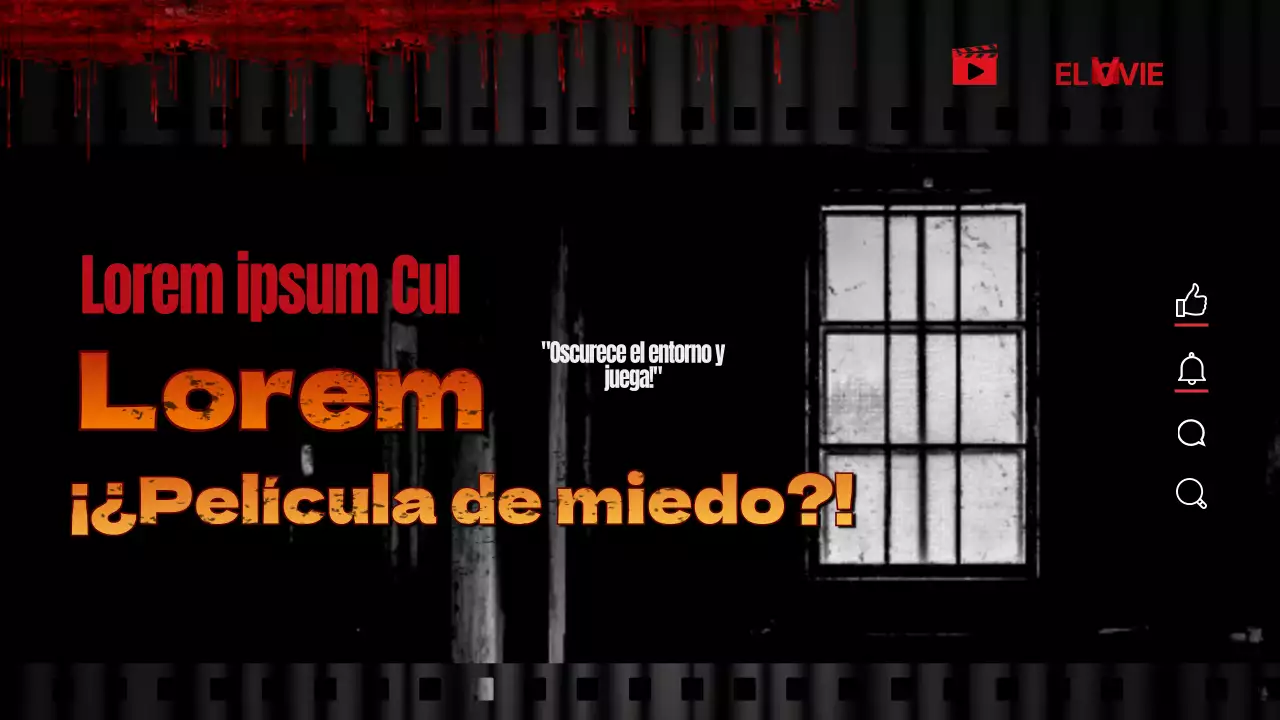 Críticas de películas de terror resaltadas en negro y rojo