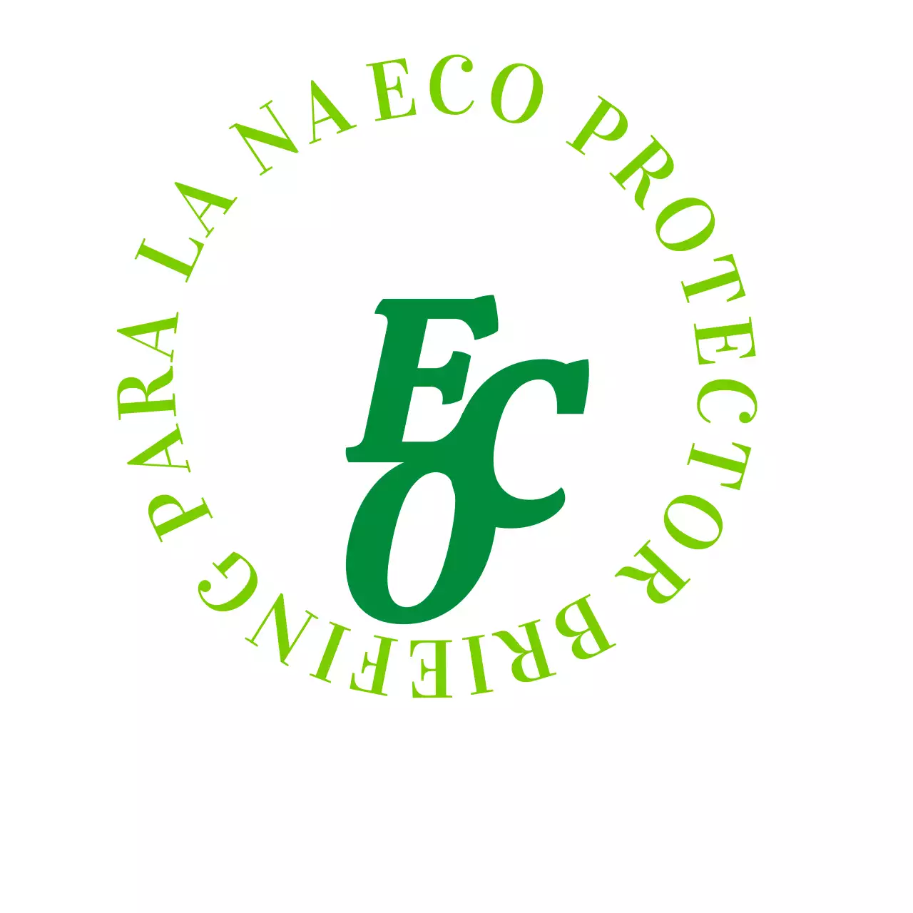 Promocione su certificación ecológica con un sencillo texto verde