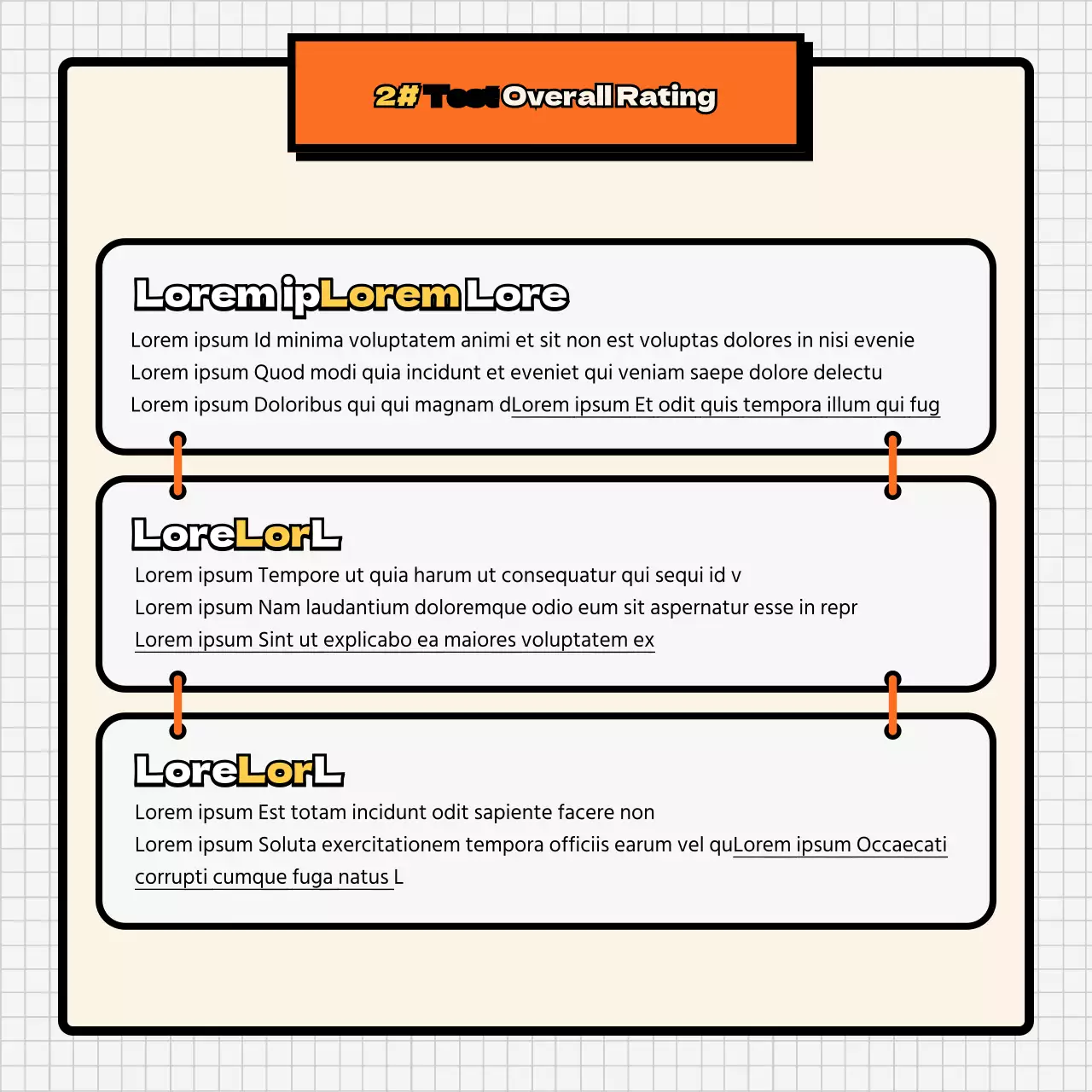 Análisis endocrinos de color naranja y carne CardNews