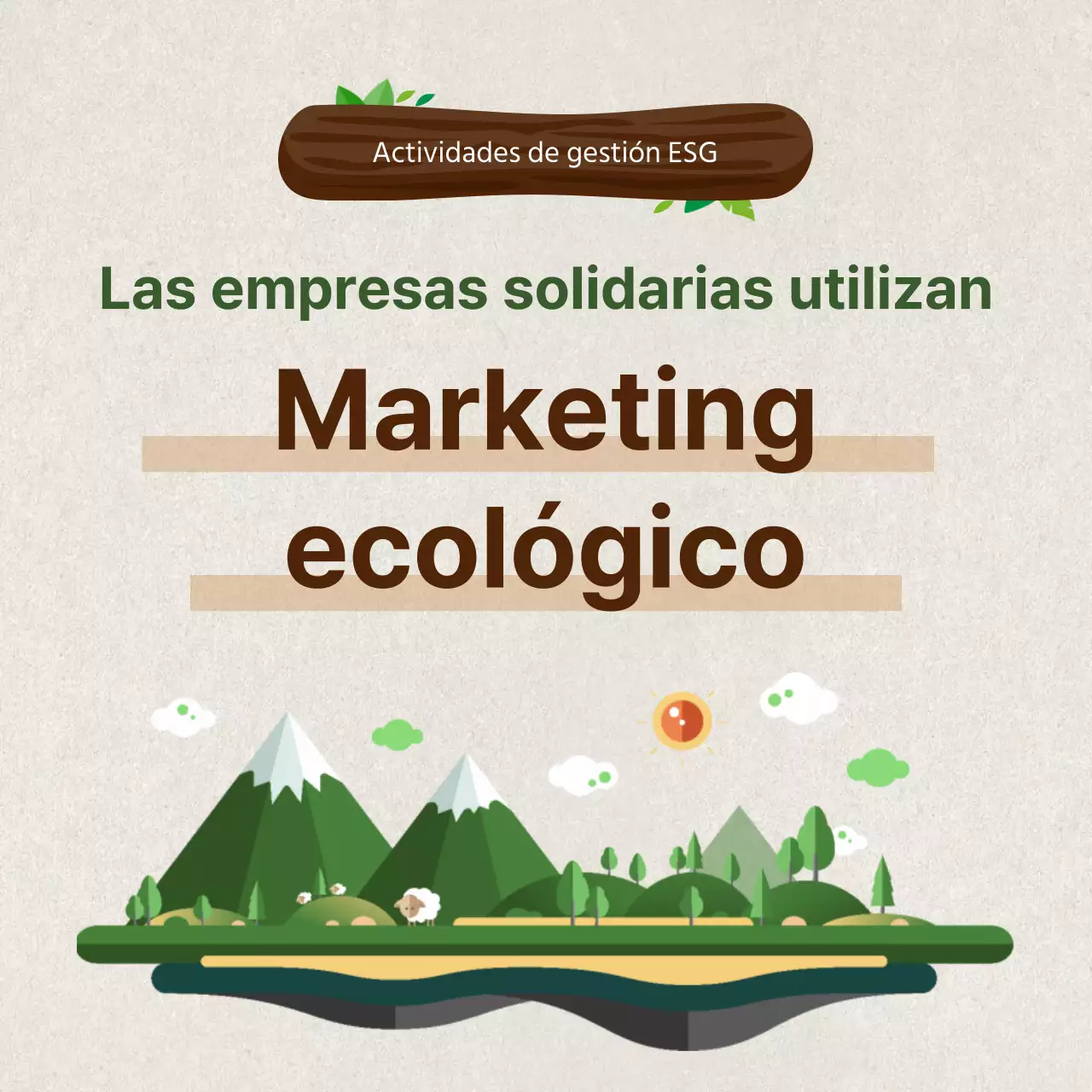 Ilustración más destacada Gestión ESG Introducción al marketing ecológico