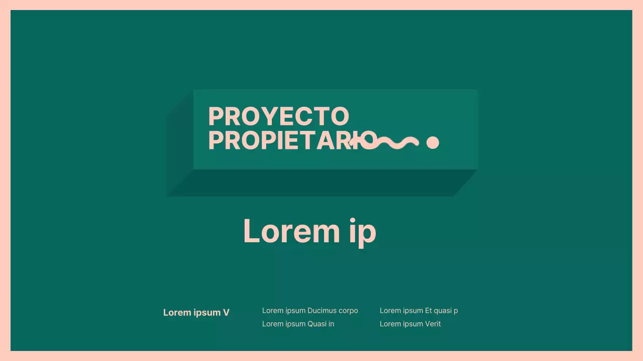 PO presentación de trabajo en verde y rosa