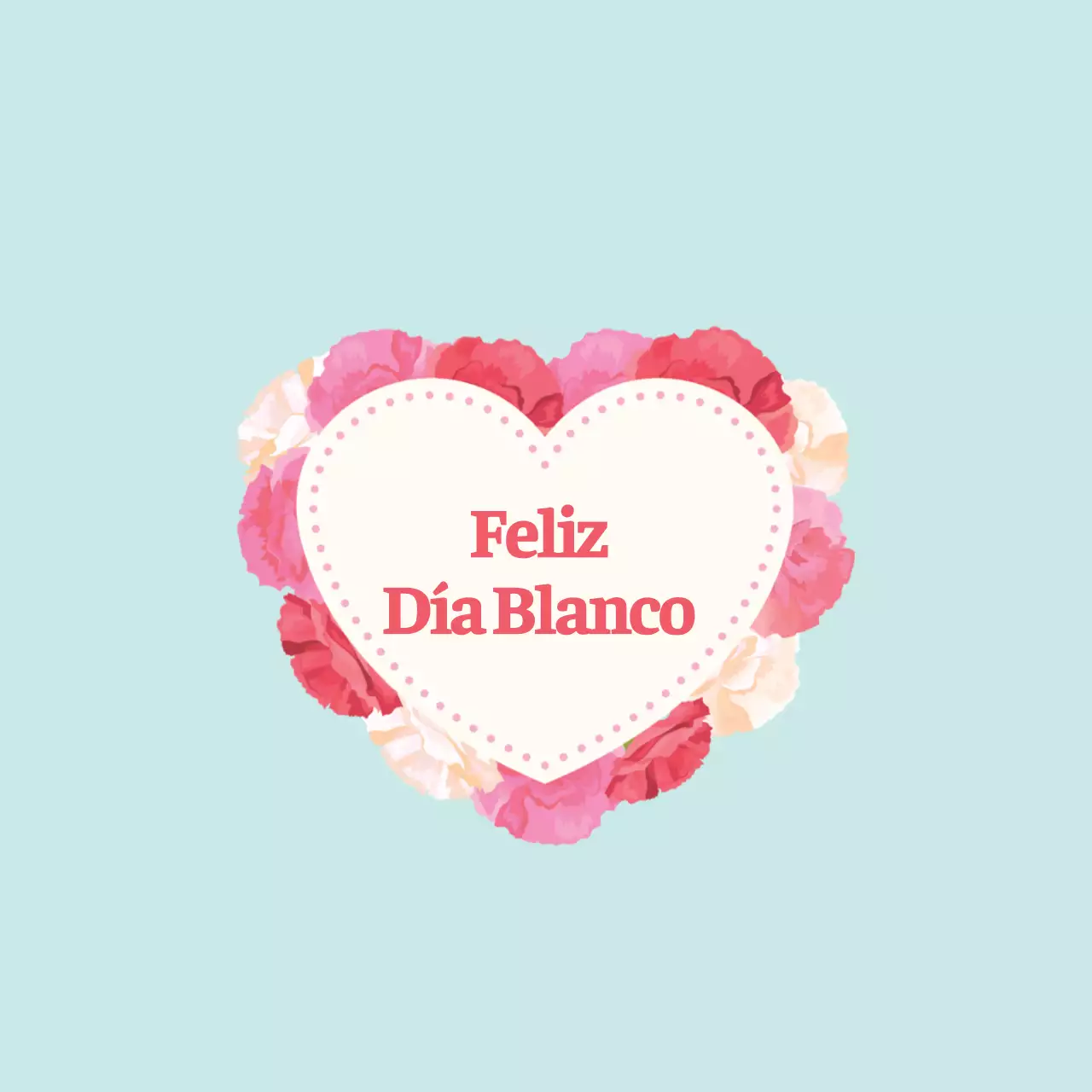 Etiqueta azul ilustrada corazón sentimental San Valentín