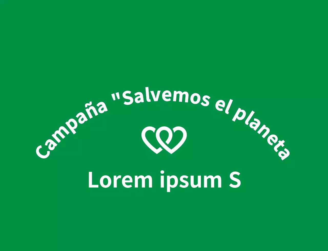 Logotipo de un voluntario limpio en verde claro y azul marino para organizaciones de defensa del medio ambiente.