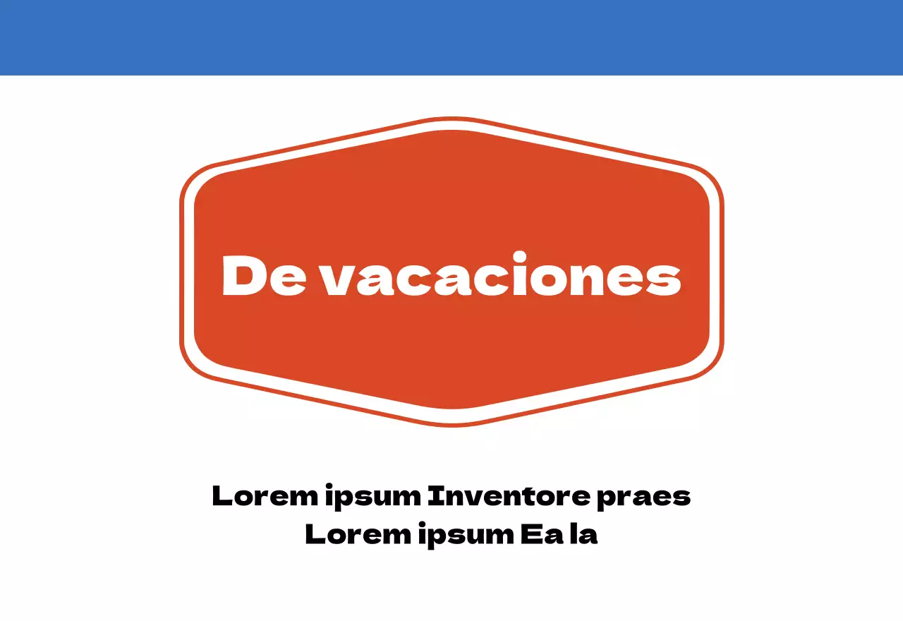 Calendario nostálgico de concepto retro en rojo y azul
