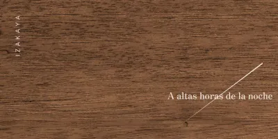 Diseño Izakaya con kanji gris claro y líneas diagonales