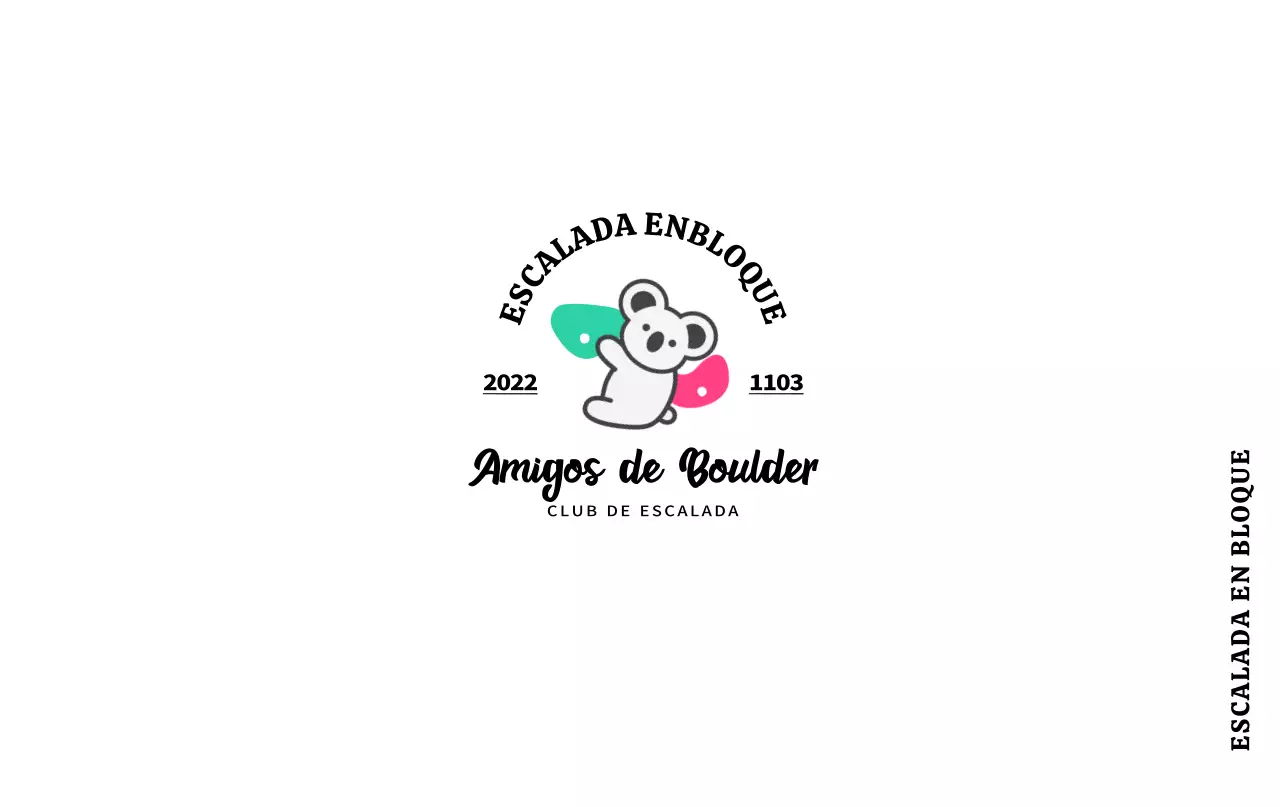 Un sencillo y simpático club de escalada con coloridos koalas