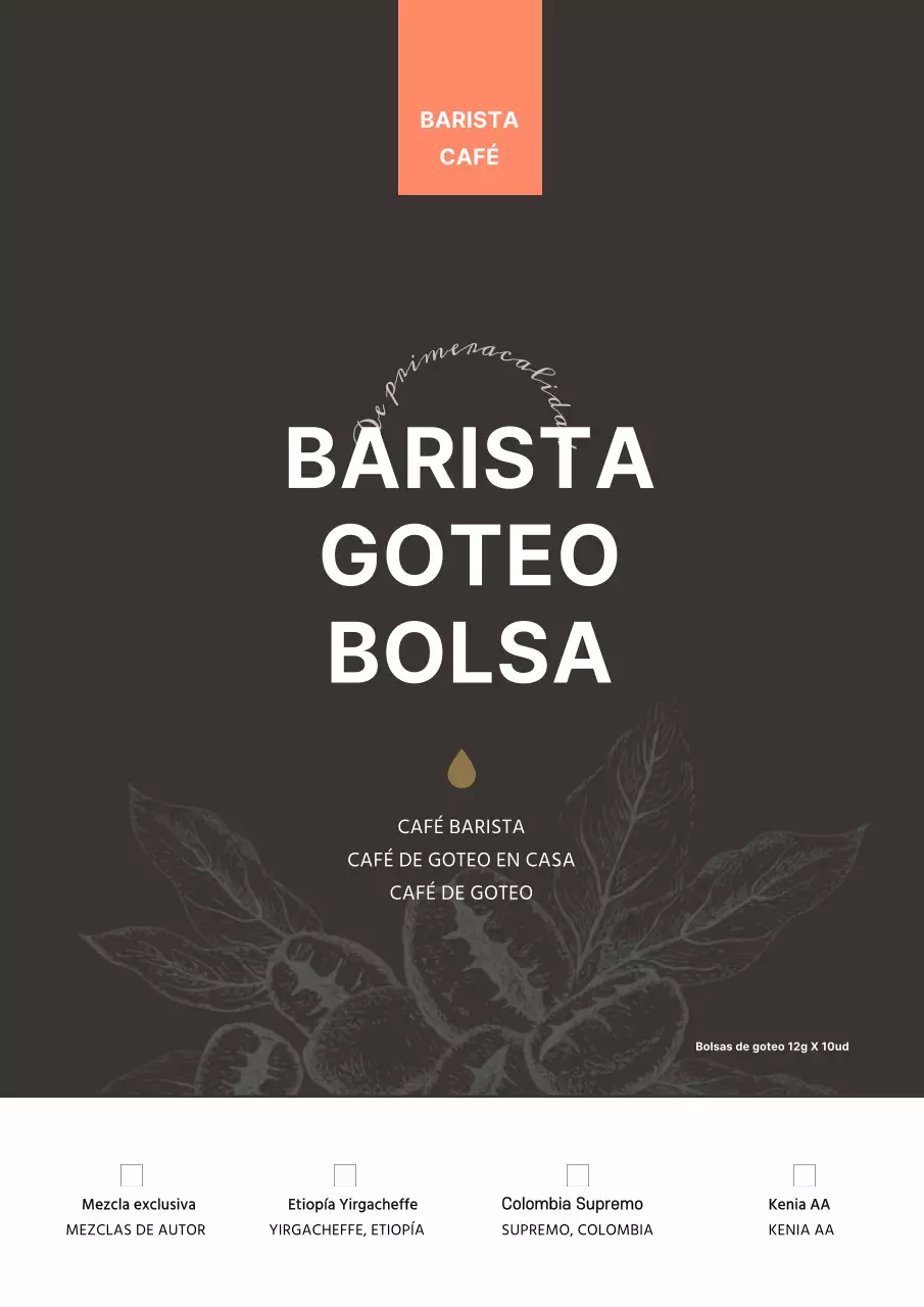 Braunton Cafe guía de productos diseño promocional