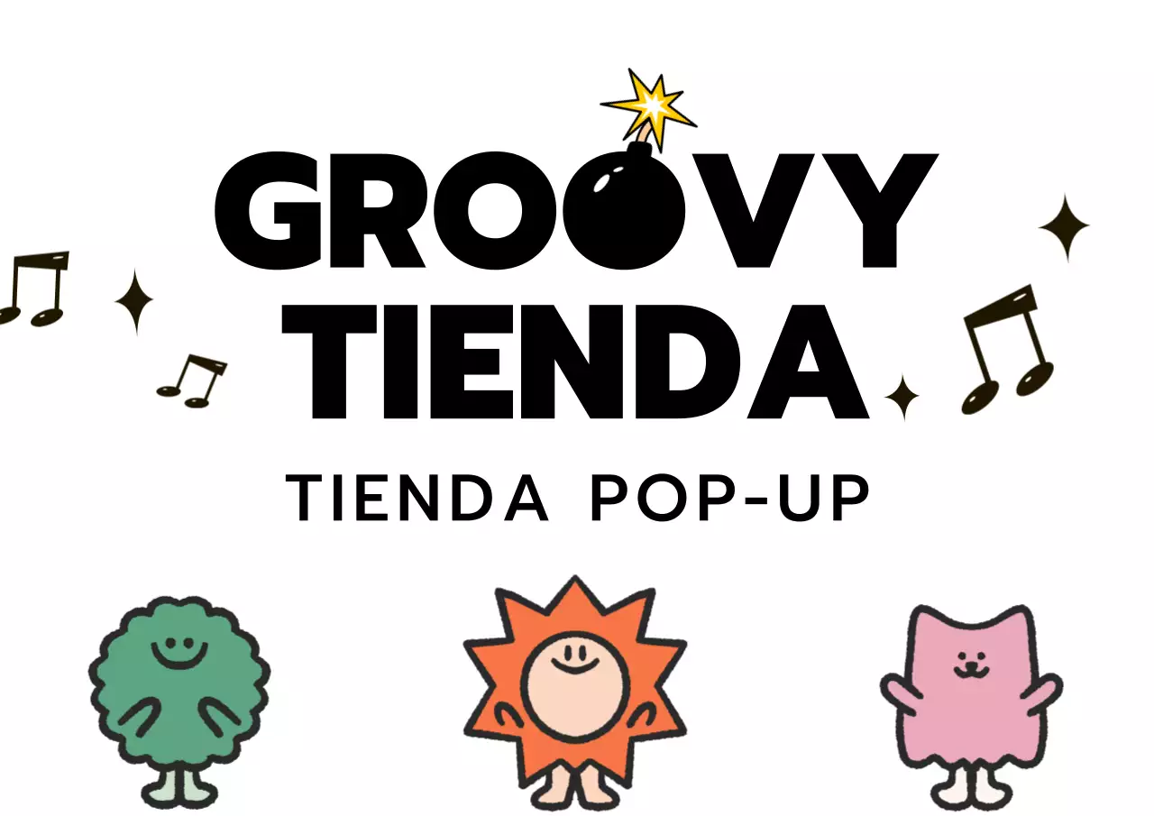 Una tienda editorial con ilustraciones de personajes modernos y simpáticos