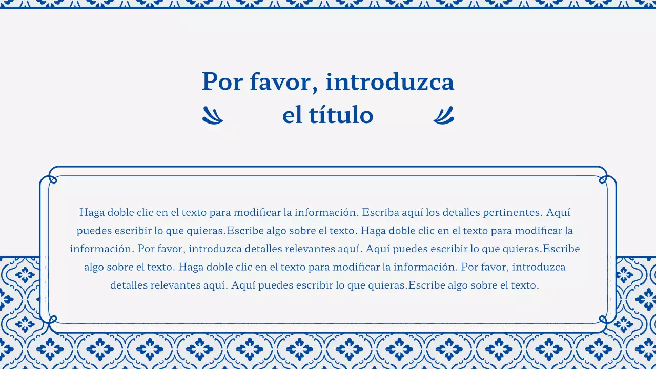 Azulejos de estilo vintage en azul