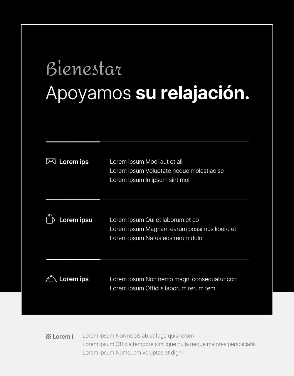  Ofertas de empleo básicas en blanco y negro
