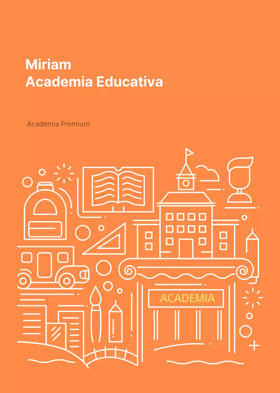 Promocione la educación de su centro en naranja