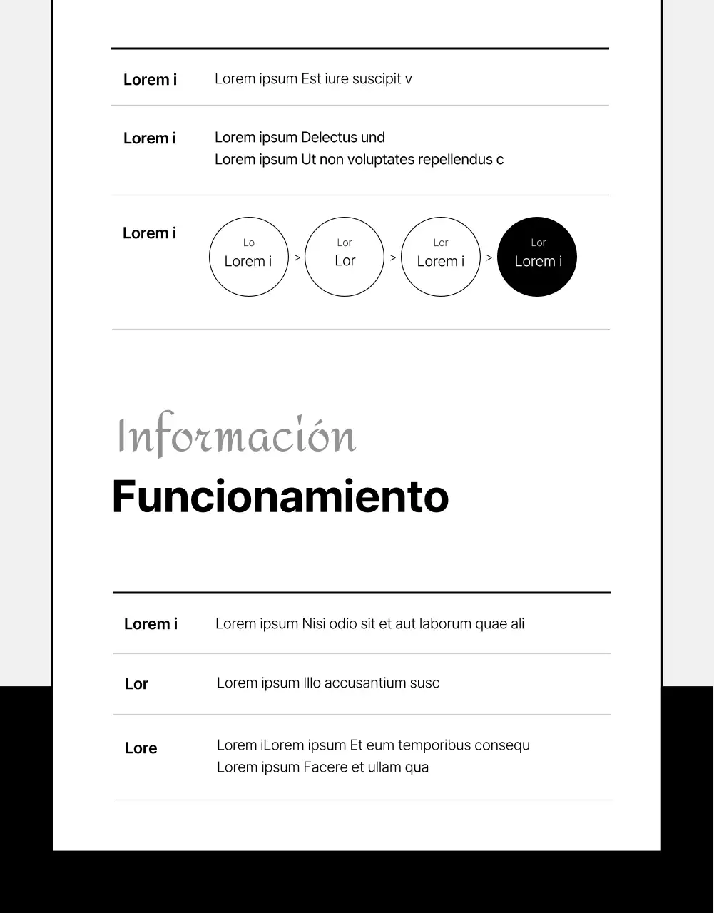  Ofertas de empleo básicas en blanco y negro