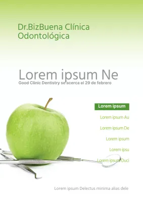Especialidades dentales y consultas con fotos en verde