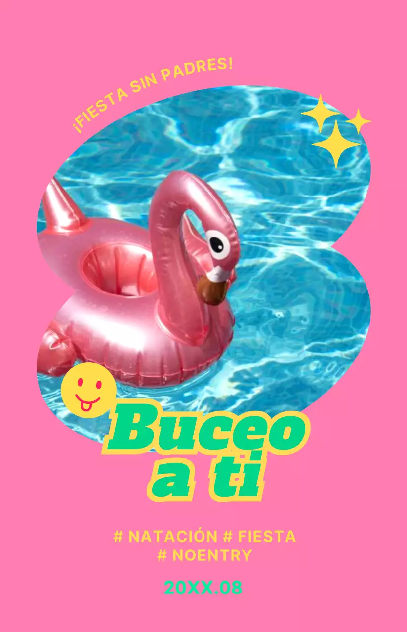 Carteles de películas con marcos de sentimientos adolescentes y pegatinas de colores llamativos