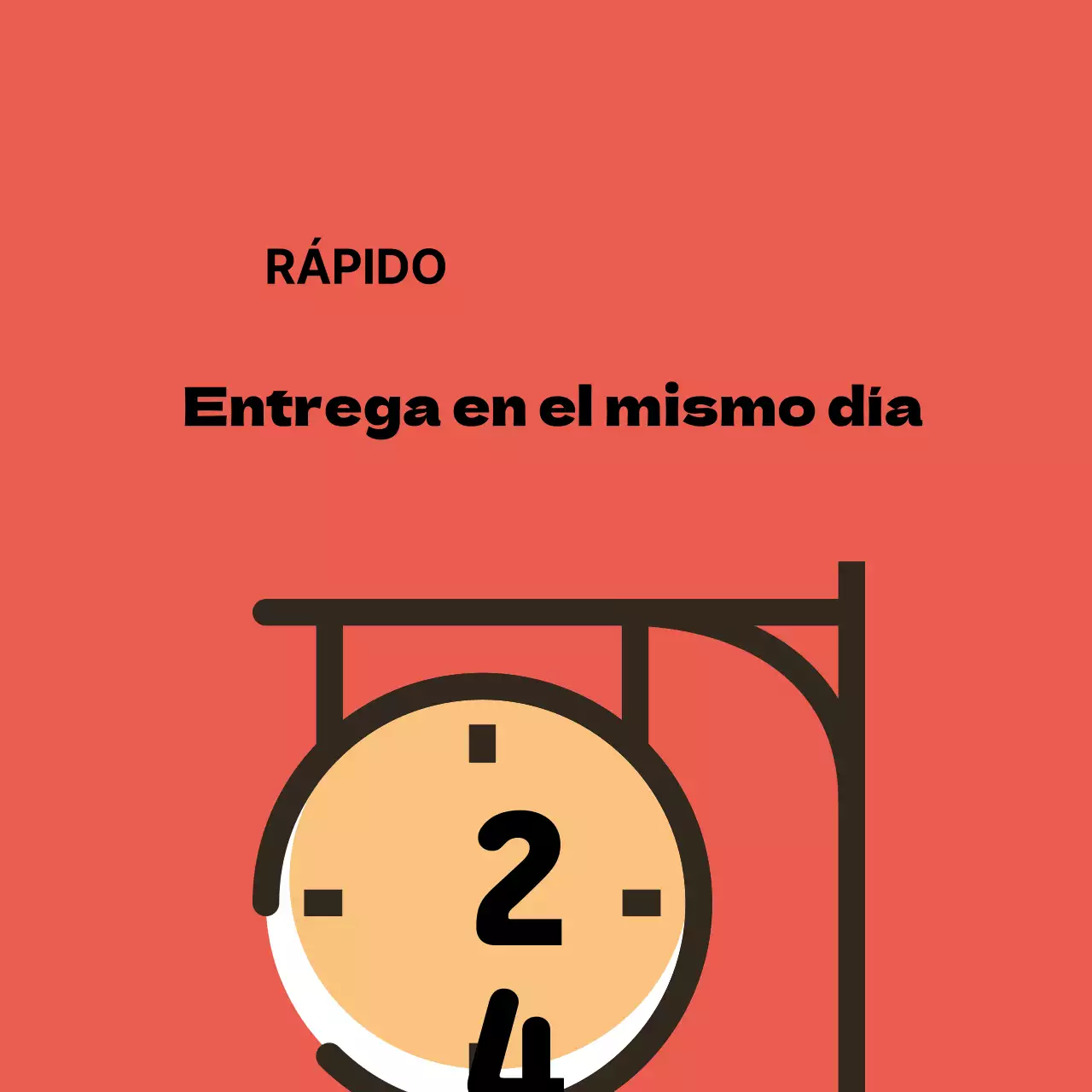 Pegatinas de entrega en el mismo día