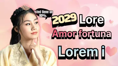 Concepto de horóscopo del amor rosa y azul claro