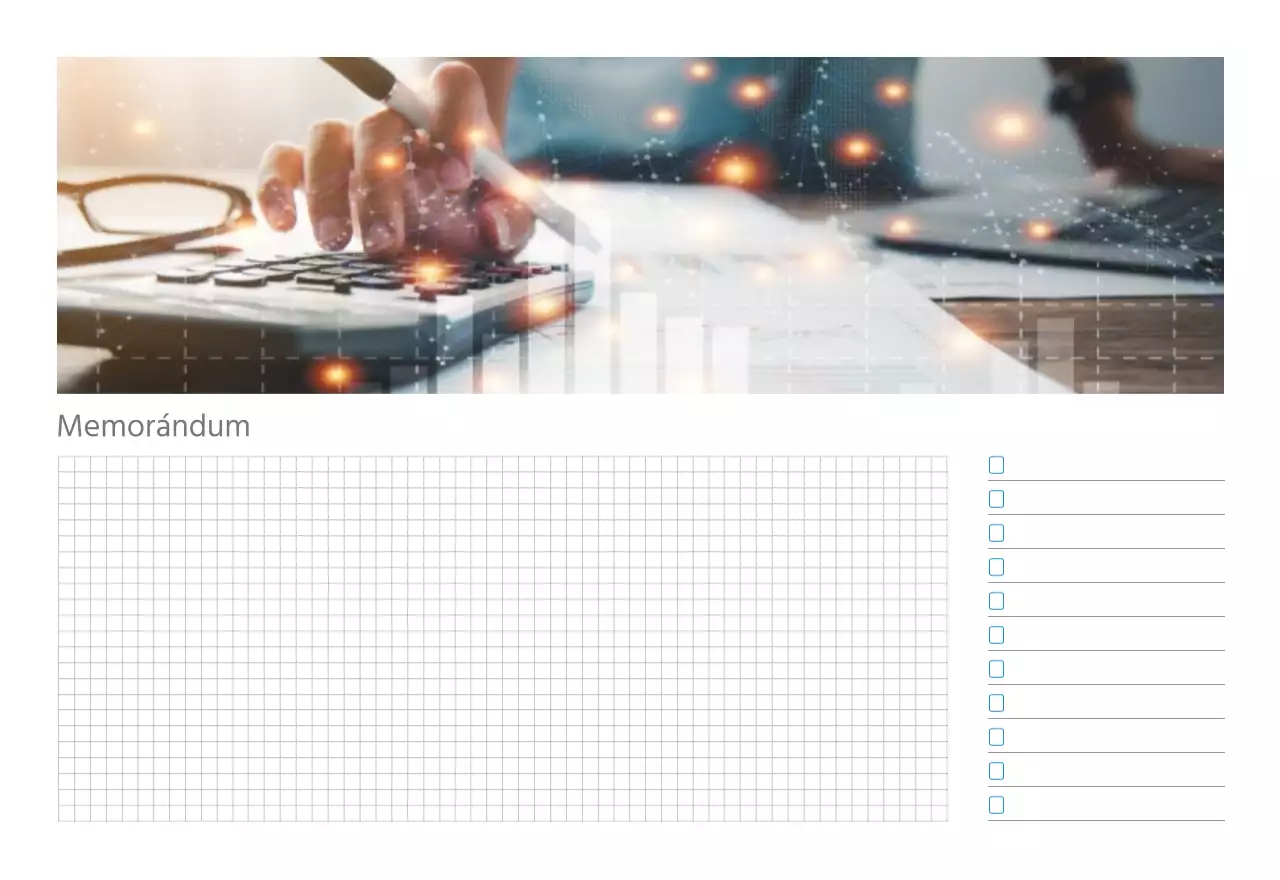 Calendario de empresa blanco y sencillo