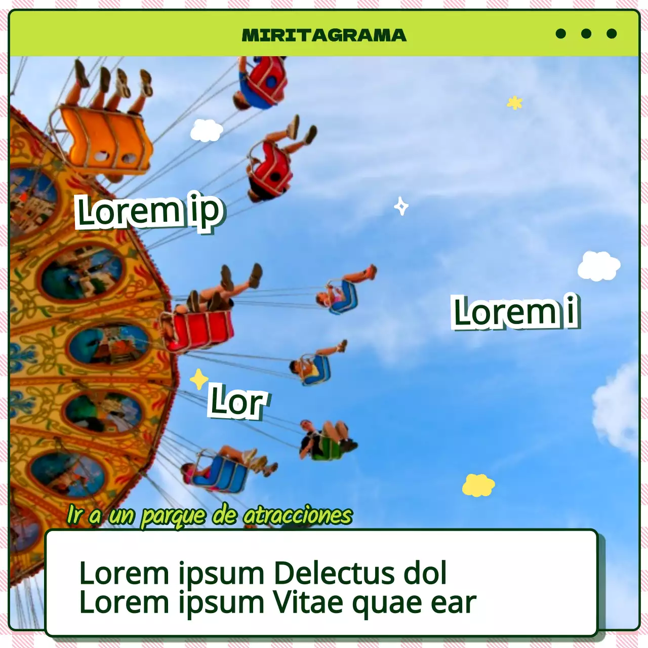 Simpática lista de cócteles ilustrada con temática taku