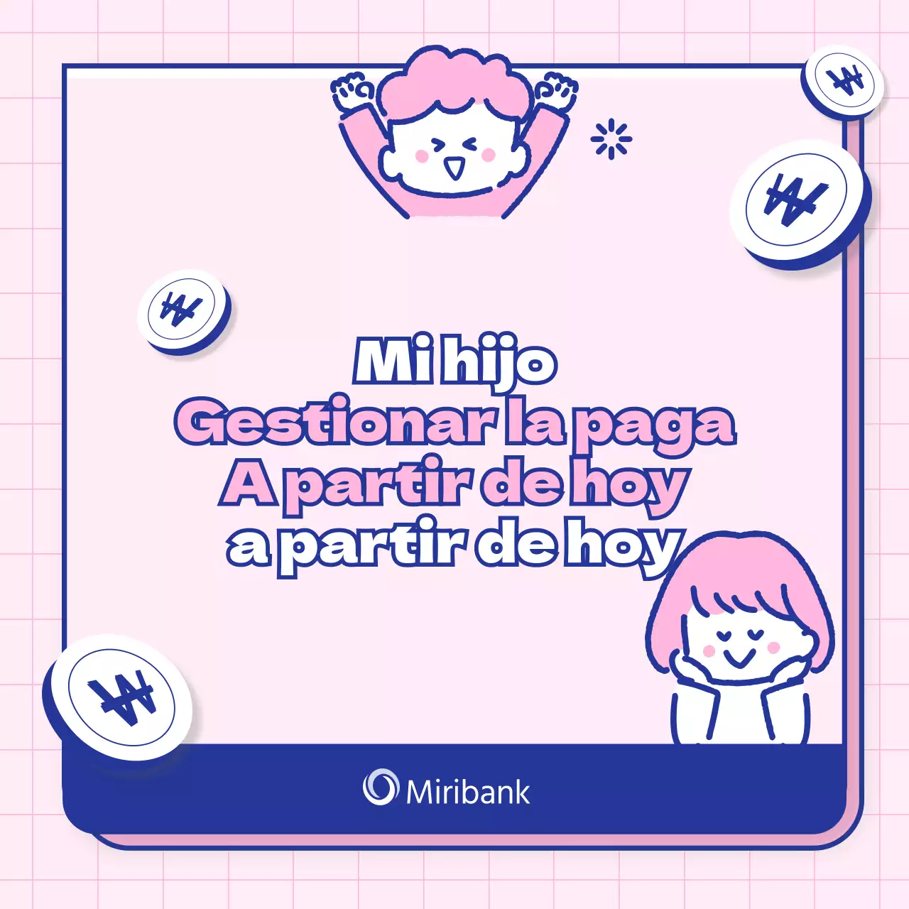 Enseñar a los niños a administrar el dinero de sus impuestos rosas y azules