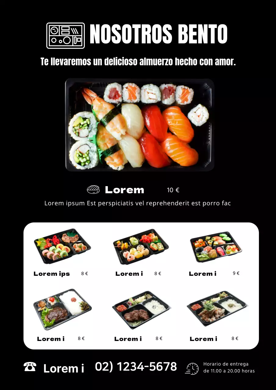 negro foto destacado comida sushi sushi menú