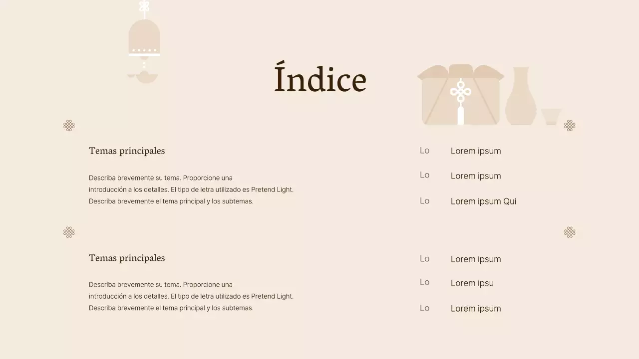 Una guía de la experiencia tradicional con el color marrón de los iconos coreanos