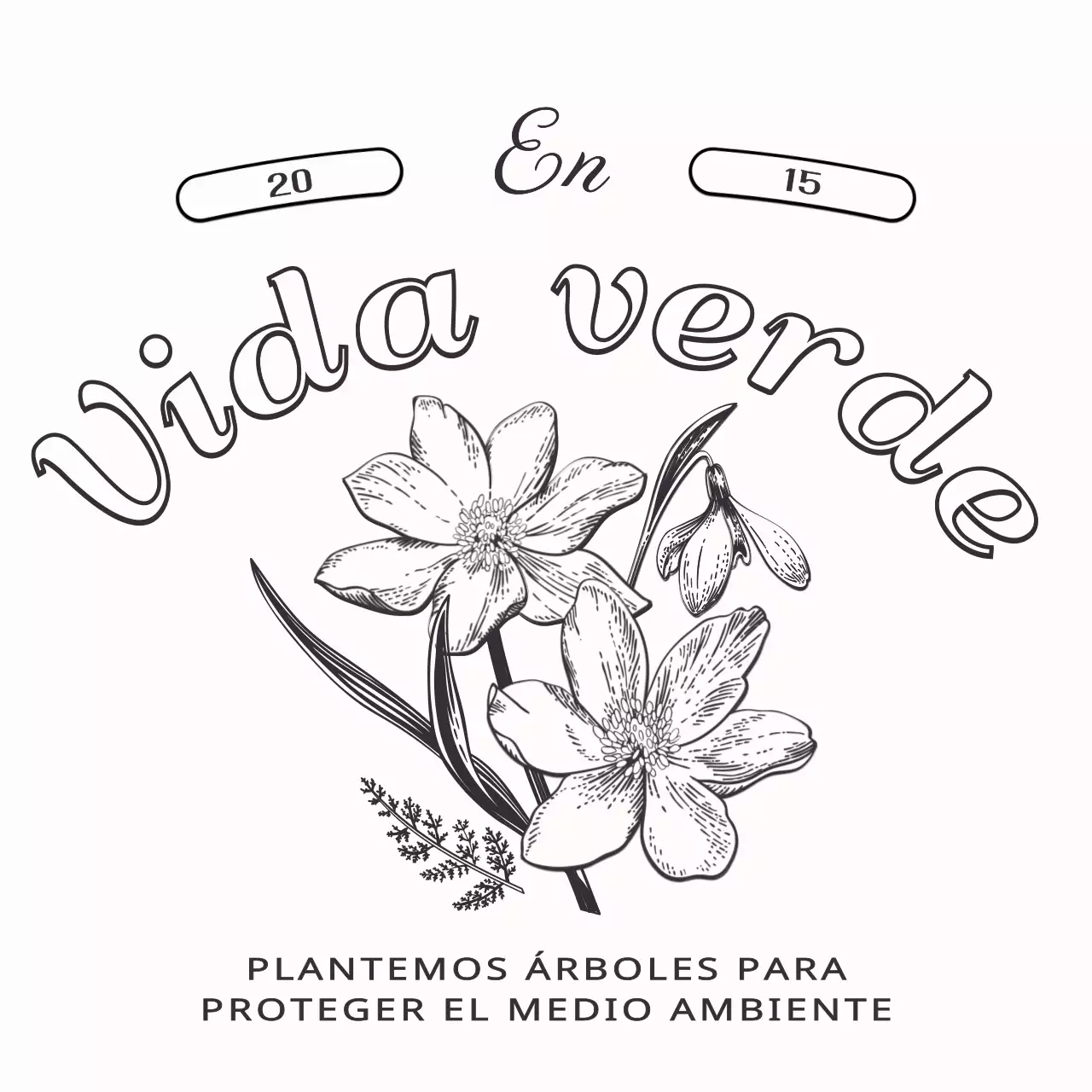 Bienes personales con un estilo de diseño de ilustración botánica sentimental