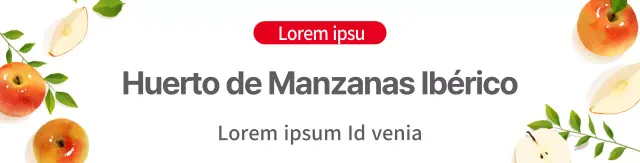 Ilustración granja blanca promoción huerto