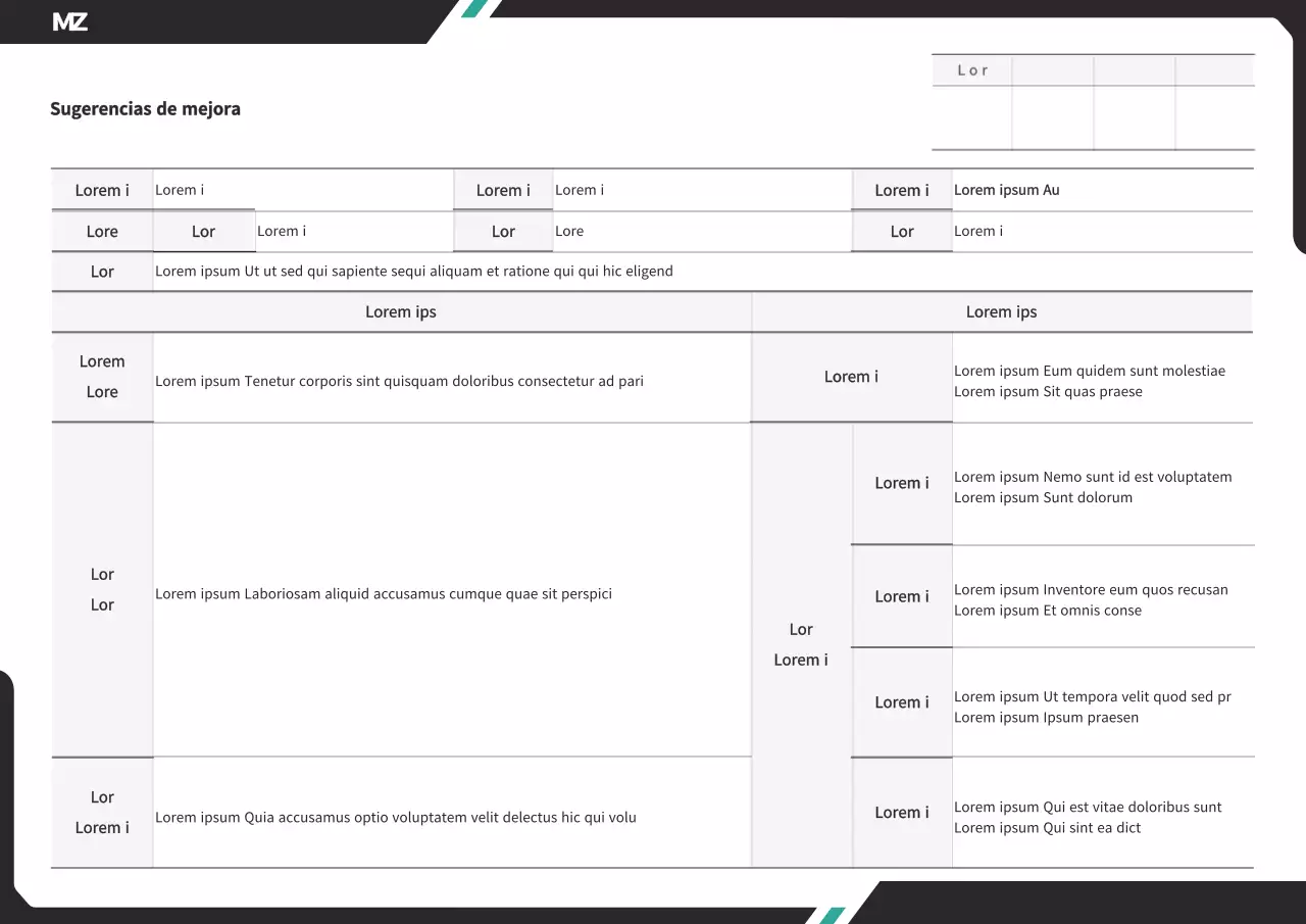 Un concepto limpio y diagonal en negro y menta.