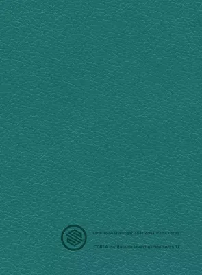 Portada de la agenda oficial del Gobierno con el logotipo del Instituto Haitiano