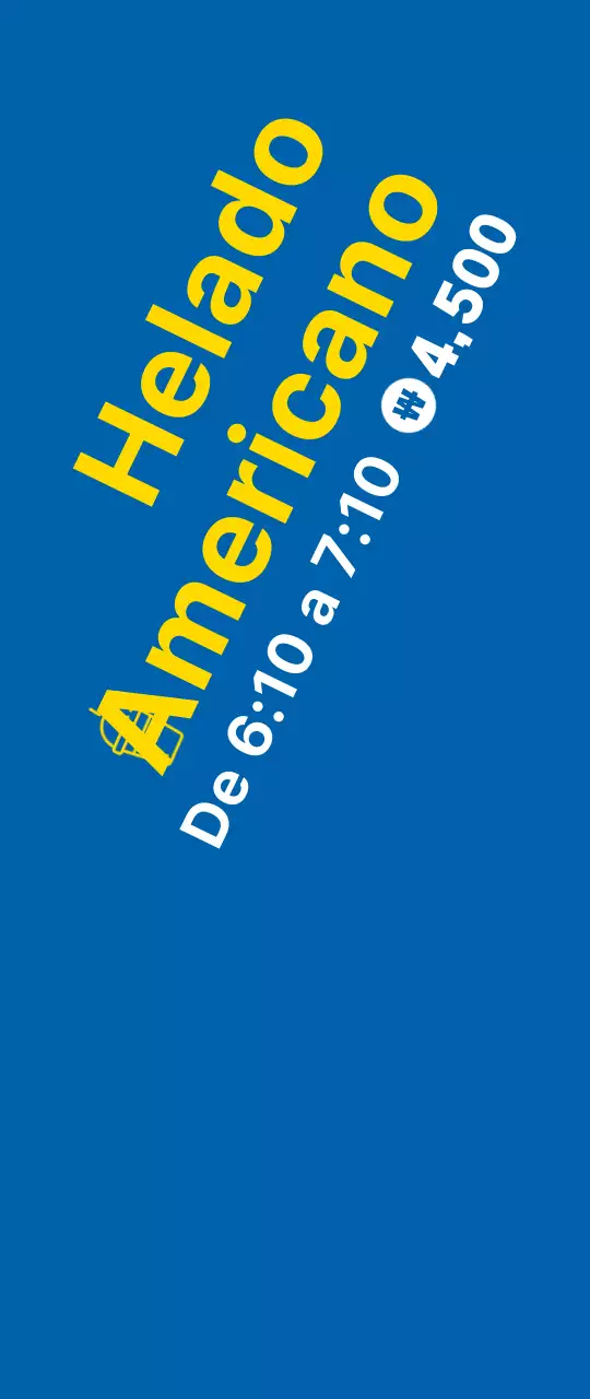 Pequeña promoción de venta de café sobre fondo azul