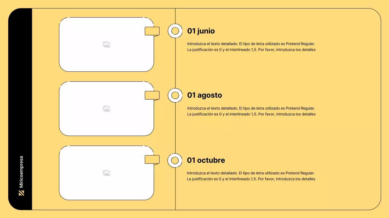 Ilustración empresarial de líneas sencillas y color amarillo
