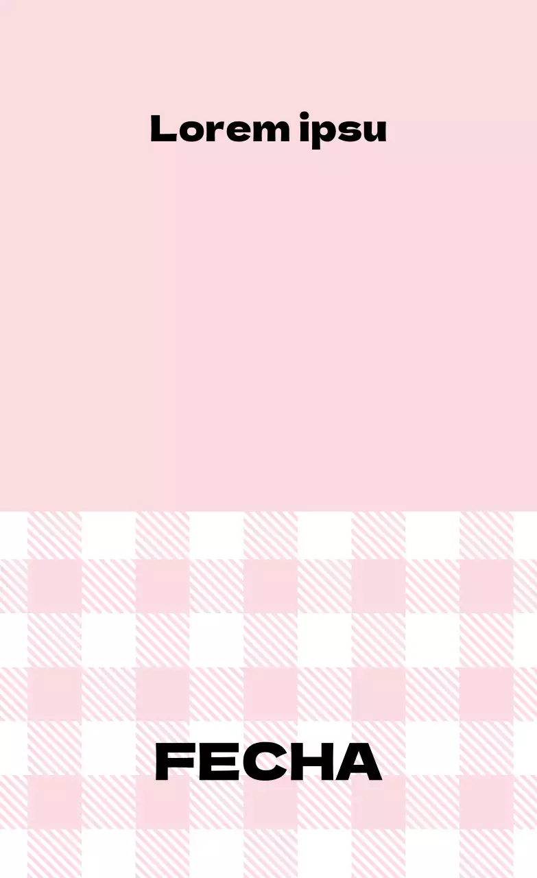 Etiquetas de cocina a cuadros rosas