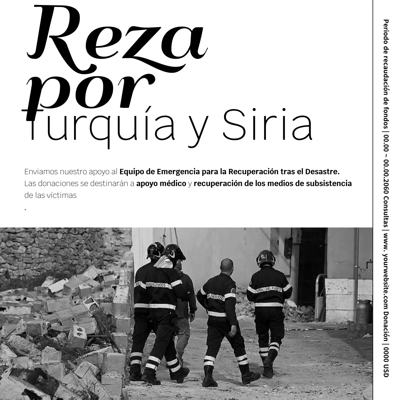 foto en blanco y negro ayuda en caso de catástrofe rescate en blanco y negro