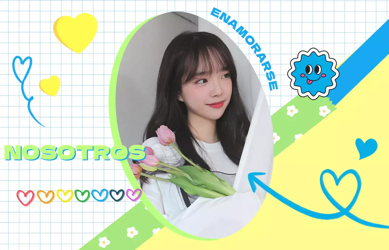 Un toque de diario con toques de colores pastel y simpáticas pegatinas