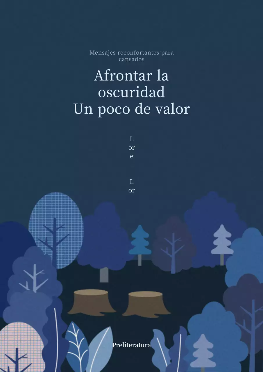 Portada de libro de ensayo ilustrado en azul