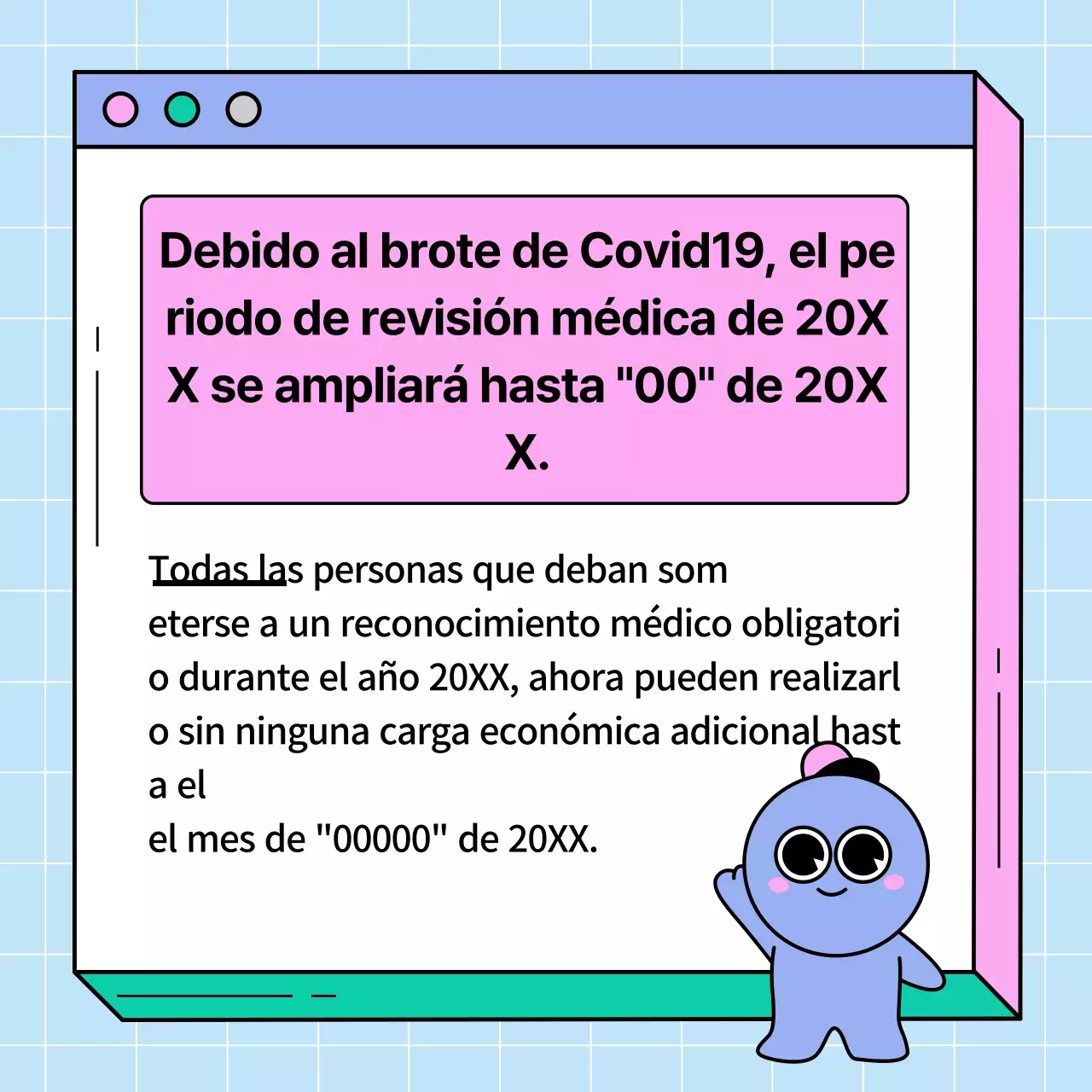 Aviso de extensión del chequeo de páginas web rosa y verde