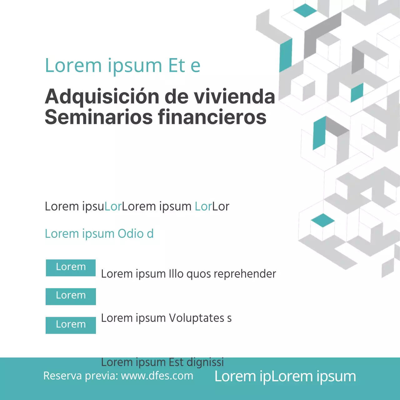 Seminario sobre financiación de la compra de vivienda