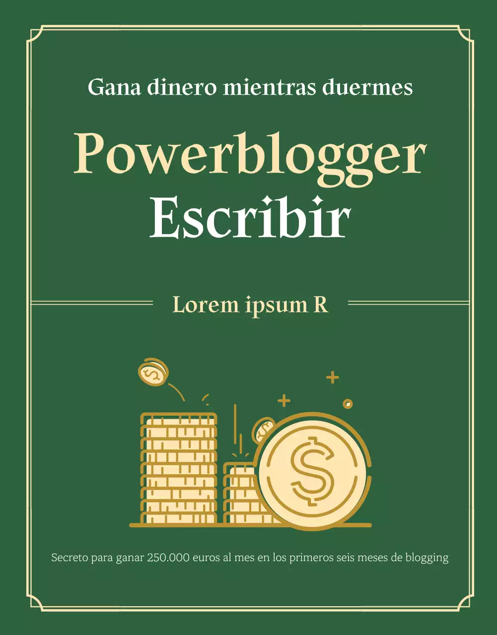 Una página de promoción de ebooks limpia y ecológica