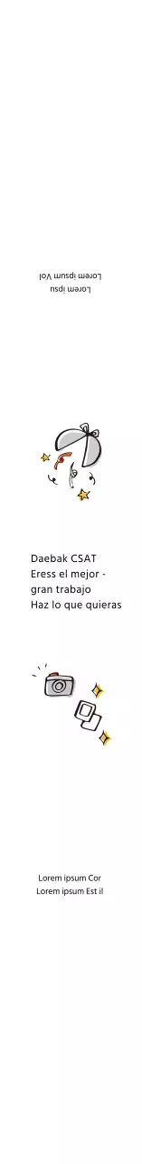 Blanco Simple Ilustración SAT Examen Deseos Pegatina