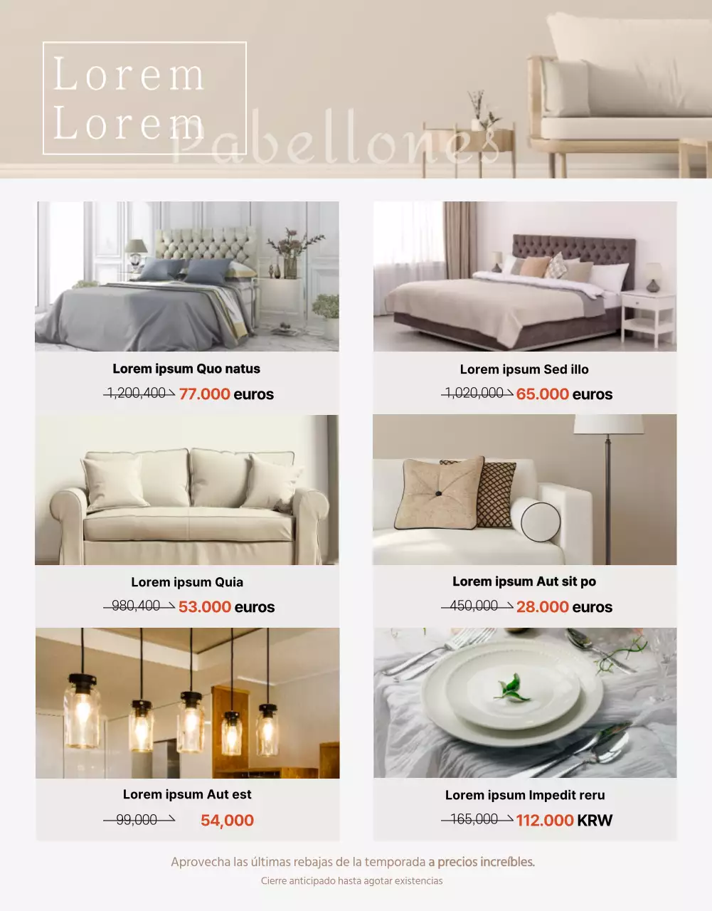 Semana de Bodas en Beige