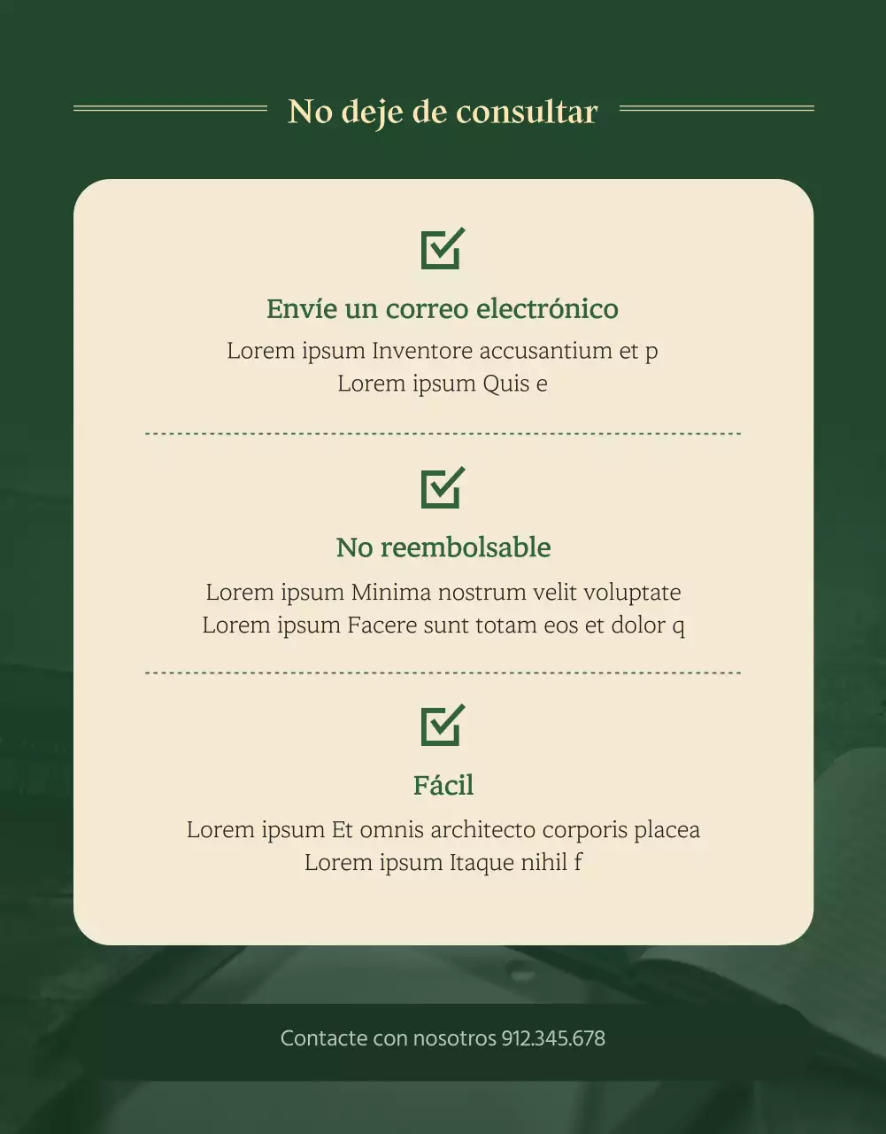 Una página de promoción de ebooks limpia y ecológica