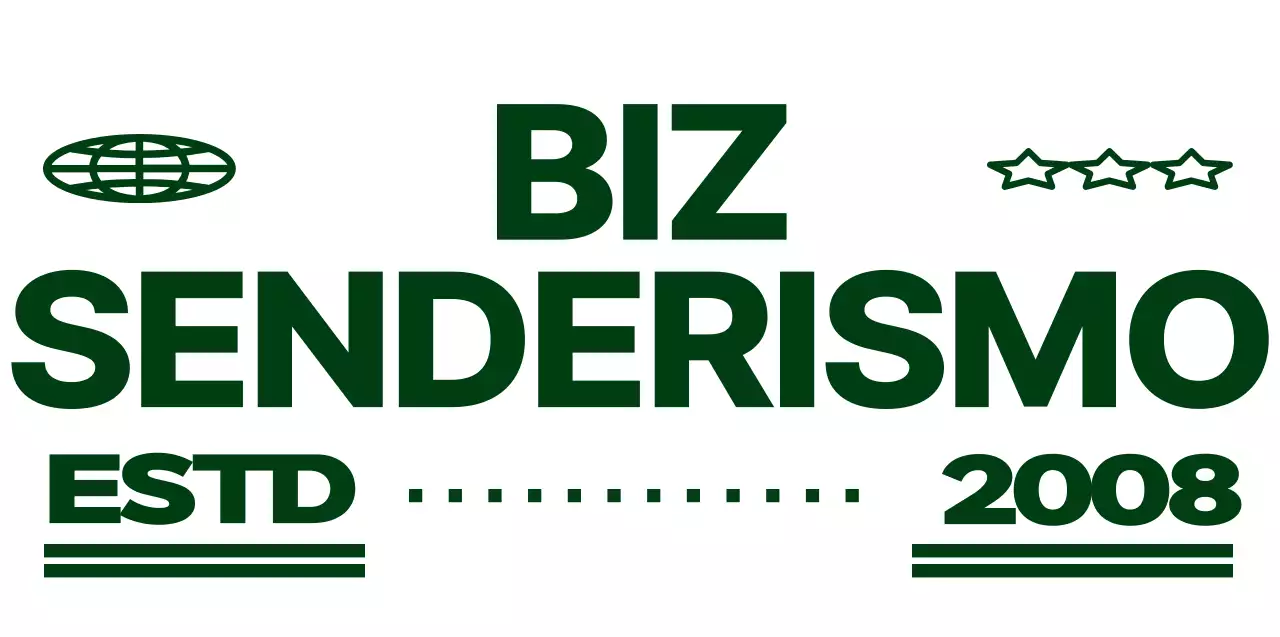 Lindo y moderno personaje de montaña y combinación de texto en verde y blanco Logotipo para promoción y merchandising de club de montaña.