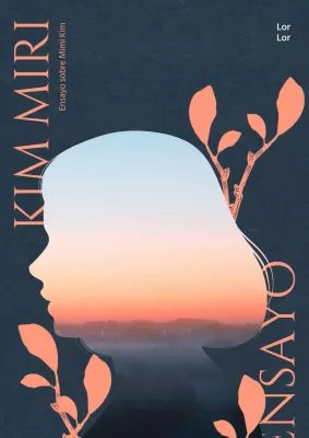 Diseño de portada de libro de ensayo emocional en azul marino