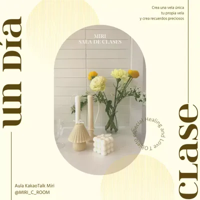 La vela amarilla promueve una clase de un día