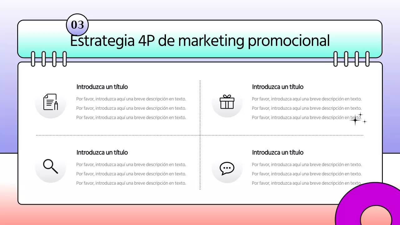 Informe de estrategia kitsch con un concepto de diario de vacaciones
