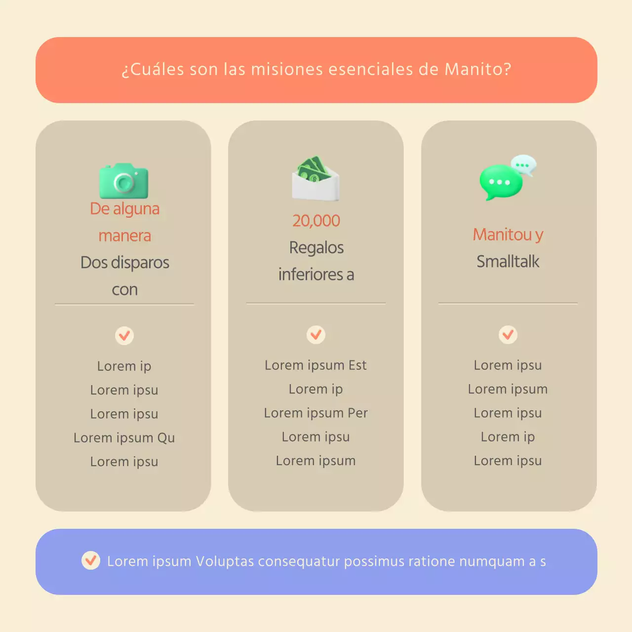 Evento manito 3D estereoscópico en colores pastel