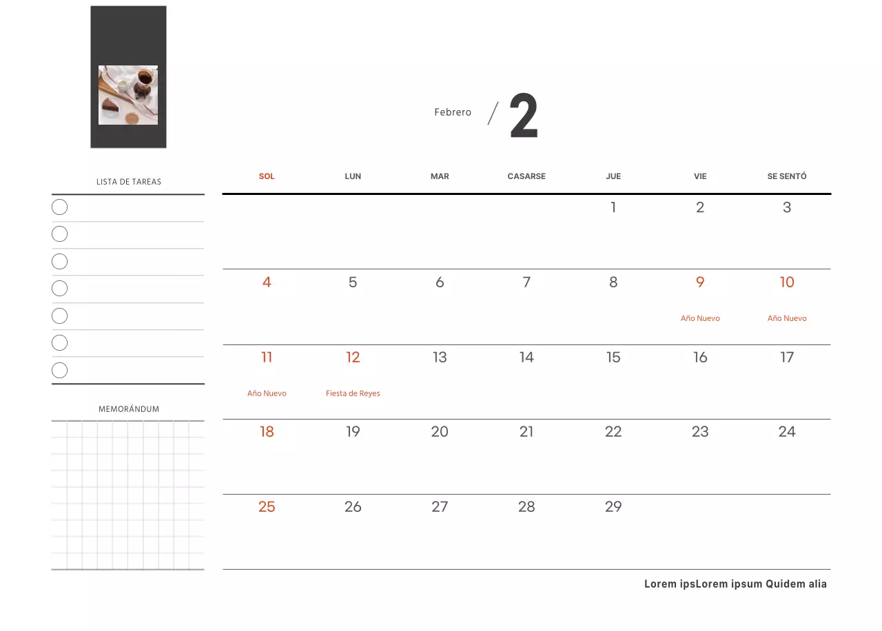 Un café sentimental blanco y marrón