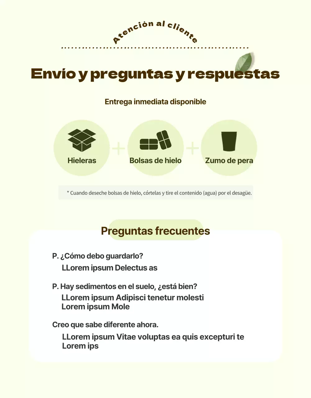 Una introducción brillante y limpia a los zumos saludables (página detallada)