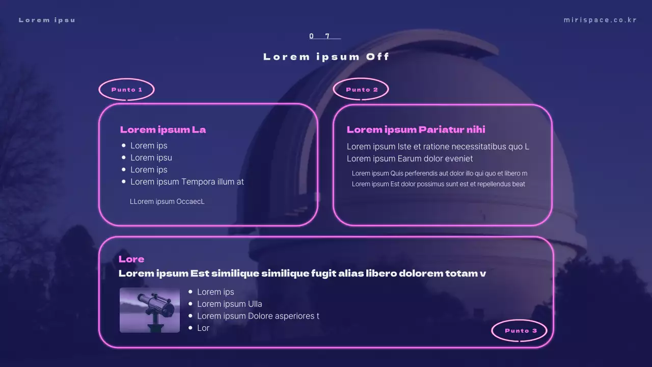 Material de formación con fotos de extraterrestres sobre fondo azul