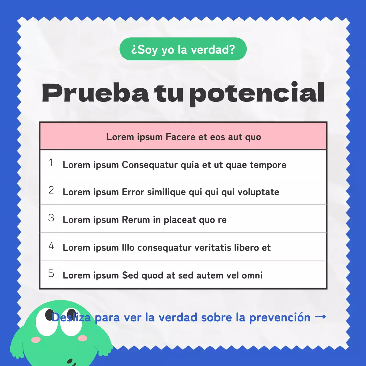 Una ilustración kitsch en azul y verde presenta al verdadero tipo de colega